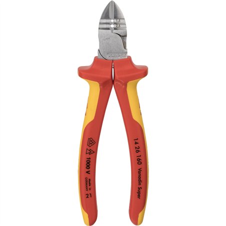 Knipex tronchese laterale con spelacavi