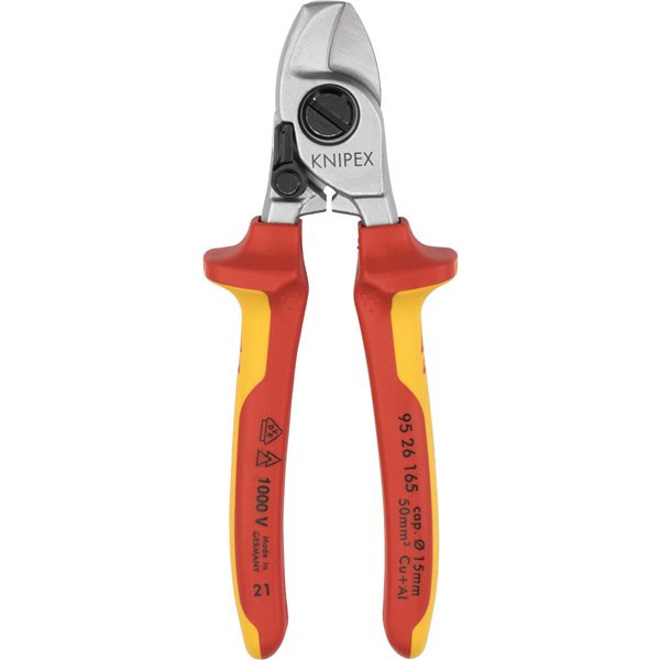 Knipex cesoia per cavi con molla di apertura isolamento