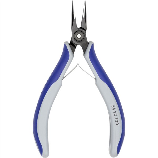 KNIPEX pinza di precisione per elettronica, becchi mezzotondi