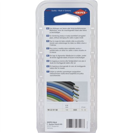 Knipex TwistCut tagliatubi per tubi ondulati