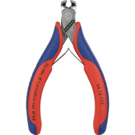 KNIPEX tronchese per elettronica con tagliente frontale