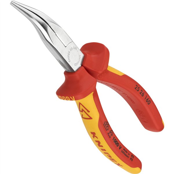 KNIPEX pinza becchi mezzotondi con tronch.