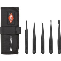 KNIPEX set pinzette plastica, ESD 5 pz.