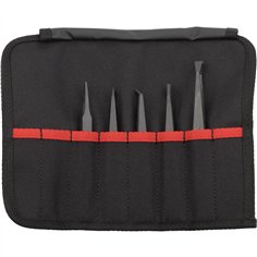 KNIPEX set pinzette plastica, ESD 5 pz. 2