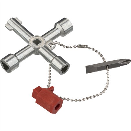 KNIPEX chiave universale per armadi elettrici, versione lunga