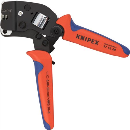 KNIPEX pinza di crimpaggio regolaz. autom. per term.bussola