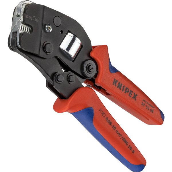 KNIPEX pinza di crimpaggio regolaz. autom. per term.bussola