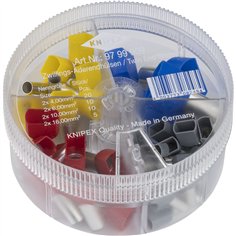 KNIPEX assortimento isol. terminali a bussola twin