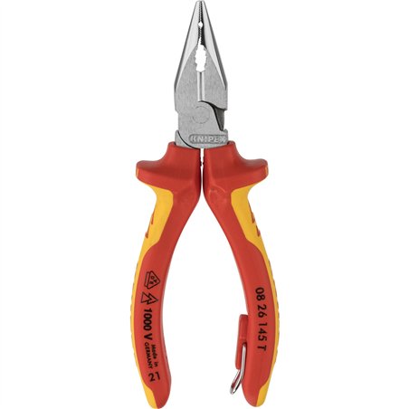 KNIPEX pinza combinata a punta con anello di fissaggio