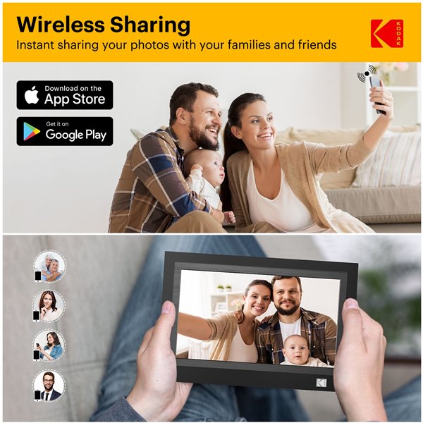 Kodak RWF-116B WiFi nero/nero