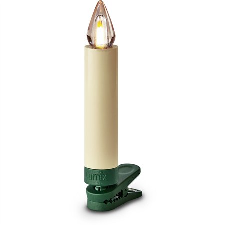 Krinner Superlight Bavaria Mini Flame 12pz set avorio