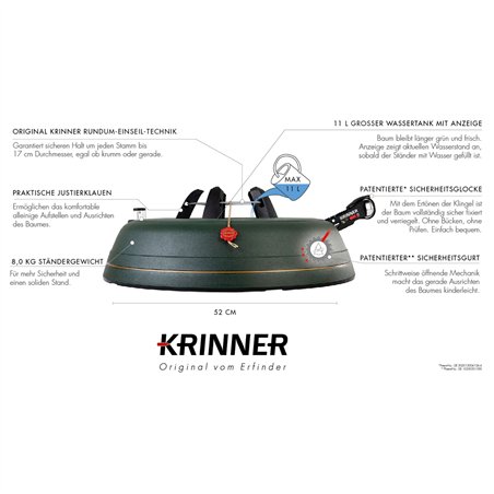 Krinner Ultra Grip+ XXL 4,0 m / 17 cm / 11 L