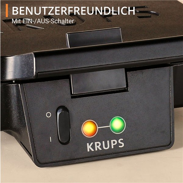 Krups FDK 462 Sandwichmaker nero
