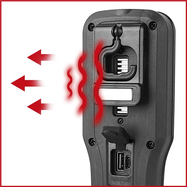 KS Tools lampada portatile da officina, 550 lumen