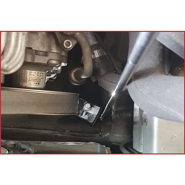 KS Tools specchio di ispezione flessibile con illuminazione