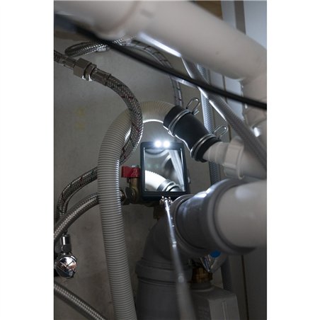 KS Tools specchio di ispezione flessibile con illuminazione