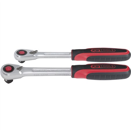 KS Tools SlimPOWER set leve a cricco, 2 pz. 1/4 +1/2