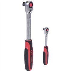 KS Tools SlimPOWER set leve a cricco, 2 pz. 1/4 +1/2 2