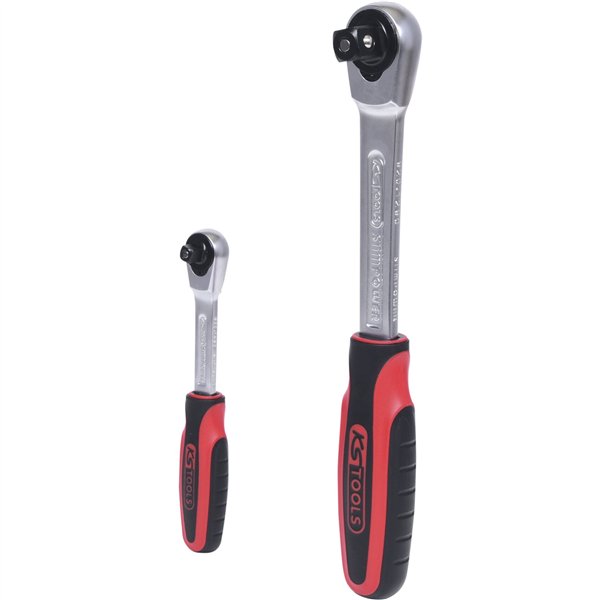 KS Tools SlimPOWER set leve a cricco, 2 pz. 1/4 +1/2