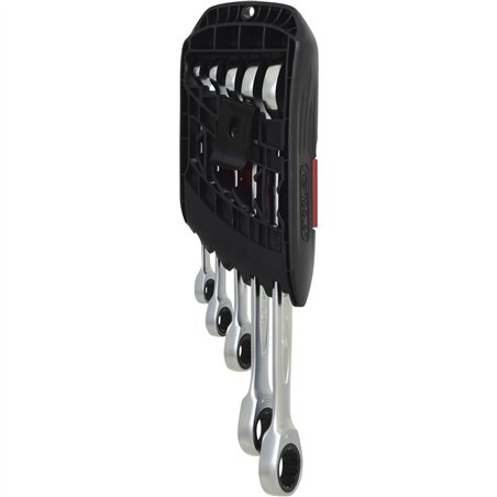 KS Tools DUO GEARplus 5 pz. set chiavi a cricco combinate