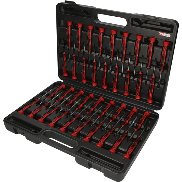 KS Tools serie cacciaviti per meccanica precisione, 37pz.