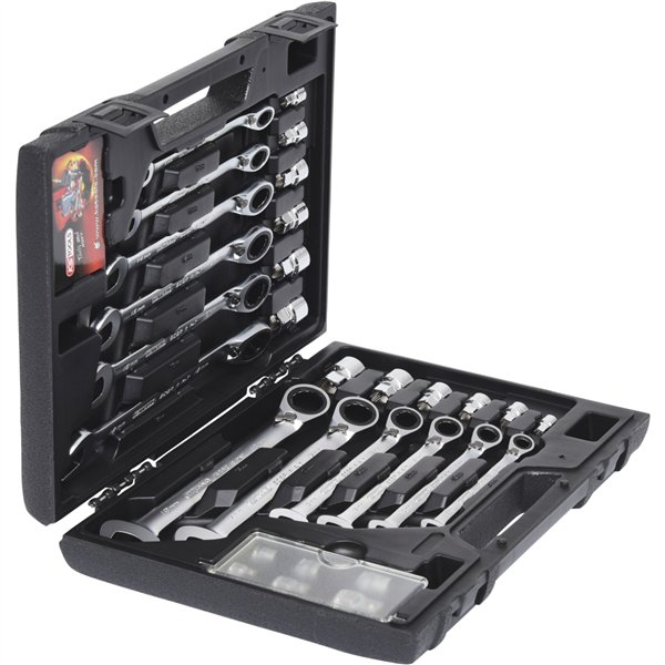 KS Tools GEARplus RINGSTOP set chiavi a cricco combin.