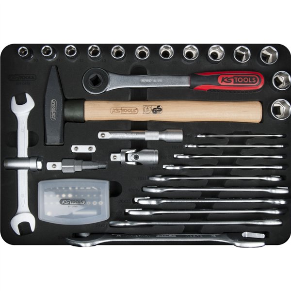 KS Tools 1/4 +1/2  valigetta utensili per sanitari, 95 pz.
