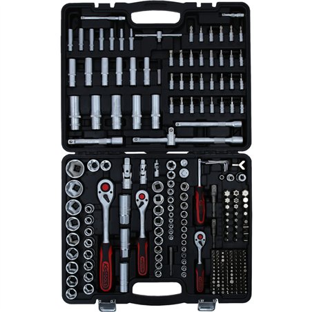 KS Tools 1/4 +3/8 +1/2  Steck- schlüssel Satz 255-tlg.