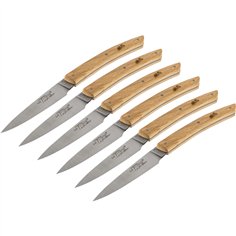 Laguiole Jean Dubost set coltelli 6 pz.,legno quercia 2