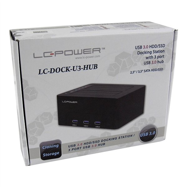 LC-Power LC-DOCK-U3-HUB HDD docking station