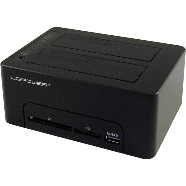 LC-Power LC-DOCK-U3-CR HDD docking station CF/SD lett.s