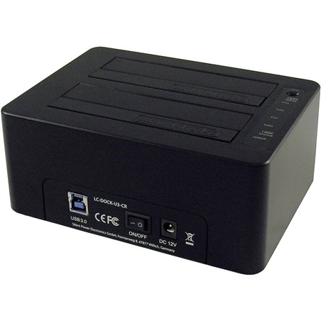 LC-Power LC-DOCK-U3-CR HDD docking station CF/SD lett.s