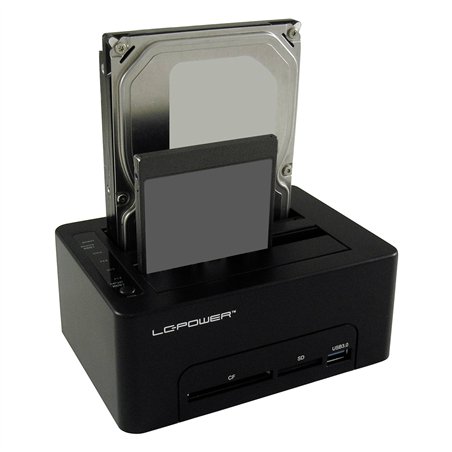 LC-Power LC-DOCK-U3-CR HDD docking station CF/SD lett.s