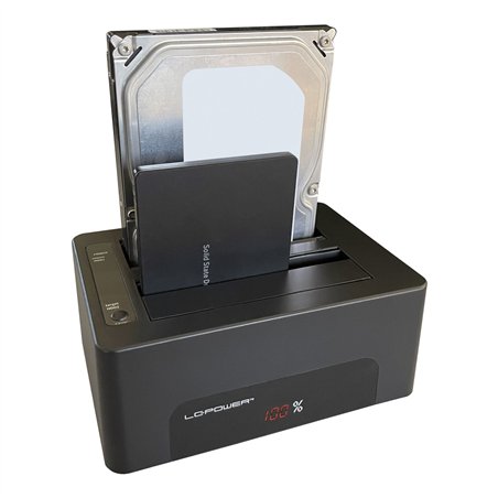 LC-Power LC-DOCK-U3-V HDD Docking con funzione copia