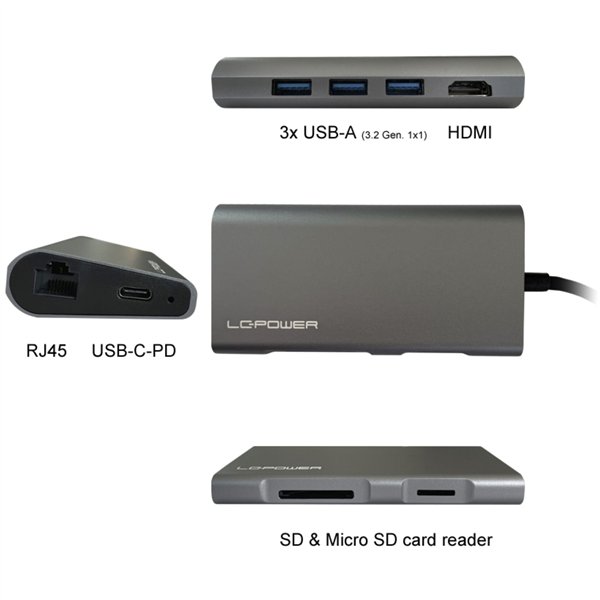 LC-Power LC-HUB-C-MULTI-5