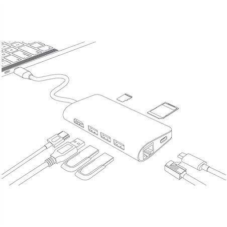 LC-Power LC-HUB-C-MULTI-5