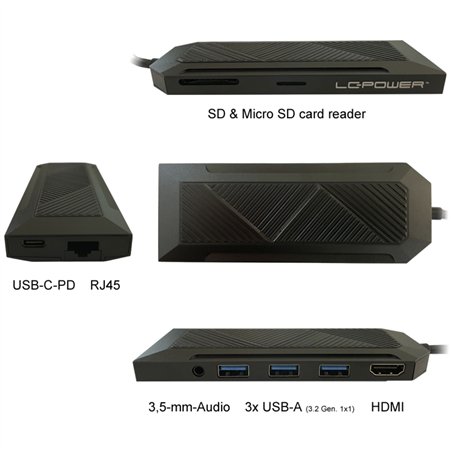 LC-Power LC-HUB-C-MULTI-6-RGB