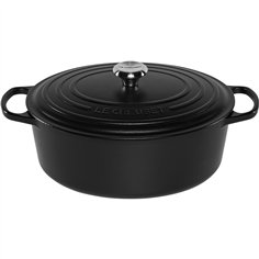 Le Creuset Signature casseruola nero ovale 33 cm