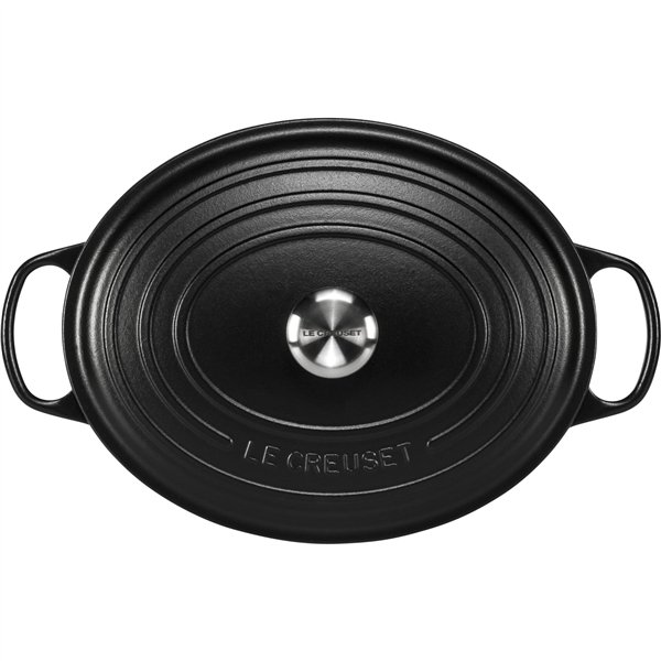 Le Creuset Signature casseruola nero ovale 33 cm