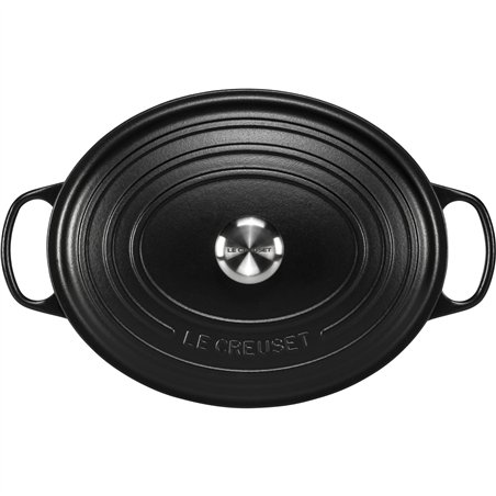 Le Creuset Signature casseruola nero ovale 33 cm