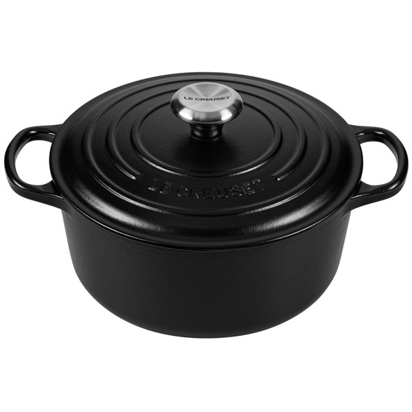 Le Creuset Signature casseruola roton. 24 cm nero