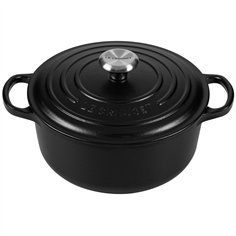 Le Creuset Signature casseruola roton. 20 cm nero
