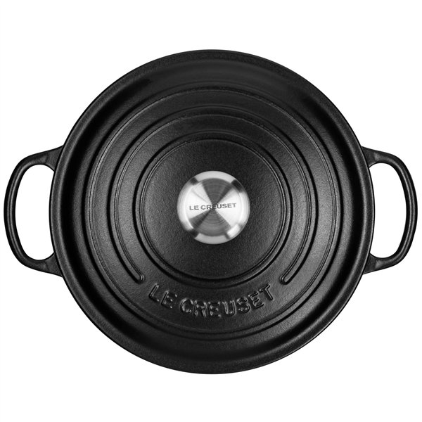 Le Creuset Signature casseruola roton. 20 cm nero