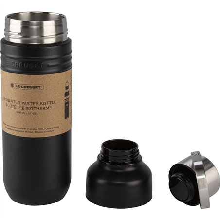 Le Creuset bottiglia On The Go nero opaco 500 ml