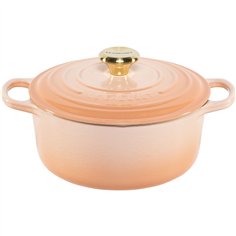 Le Creuset Signature Bräter rund 24 cm peche