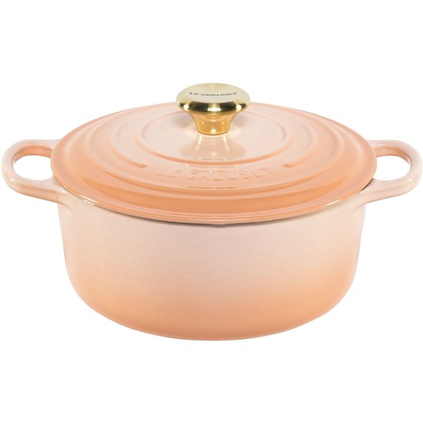 Le Creuset Signature Bräter rund 24 cm peche