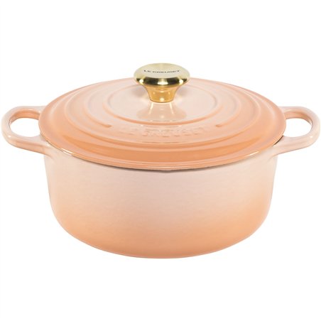 Le Creuset Signature Bräter rund 24 cm peche