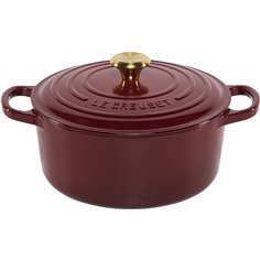 Le Creuset Signature Bräter rund 22 cm rot