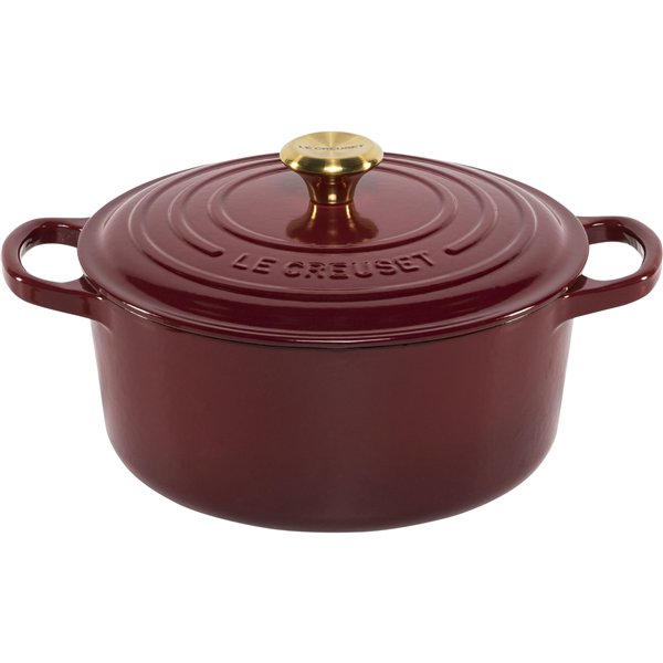 Le Creuset Signature Bräter rund 22 cm rot