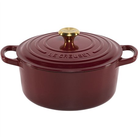 Le Creuset Signature Bräter rund 22 cm rot